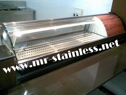 MR. Stainless cabinets sell sushi, sushi display cabinets, display cabinets Japanese food, sushi glass sales.