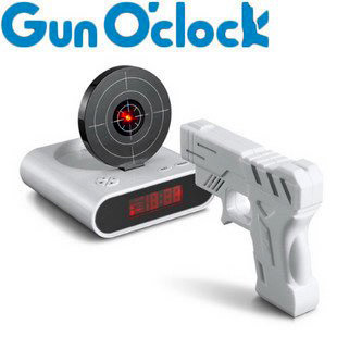 นาฬิกาปลุกยิงปืน Gun Alarm Clock