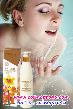 cosmopro4u@hotmail.com  WHITENING ESSENTIAL MILKY BODY WASH Constanta Germany white soap bottle 400ml white bottle before you call 0816174247.