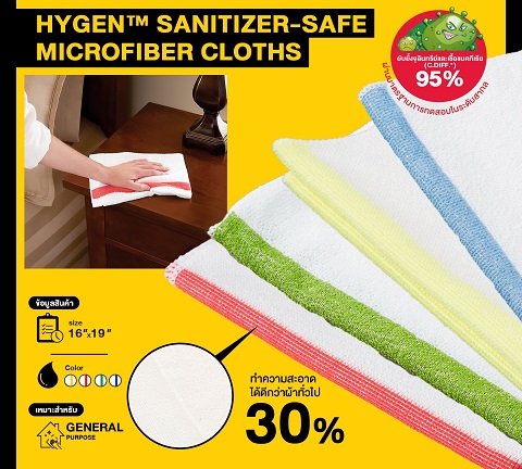Sanitizer-Safe Microfiber Cloth