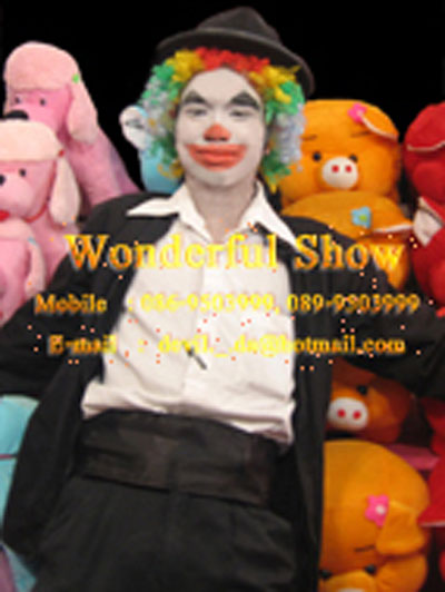 Wonderful-show.com มายากล, ตัวตลก, ตกแต่งลูกโป่ง, Event-Organizer ฯลฯ  