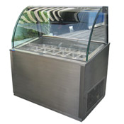  Apache Top Freezer Curved glass lift. Freezer Curved Glass Fruit Factory.