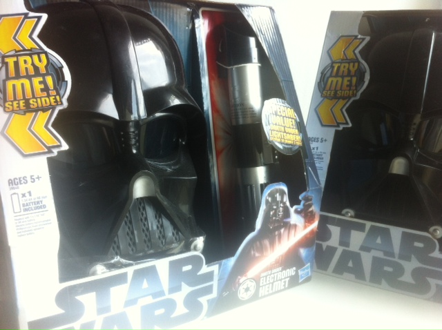   Darth Vader Voice Changer mask comes complete with sword Lightsaber (with Video Review).