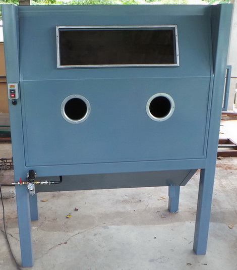 ตู้พ่นทราย ตู้ยิงทราย sandblasting cabinet ของใหม่ ราคามือสอง