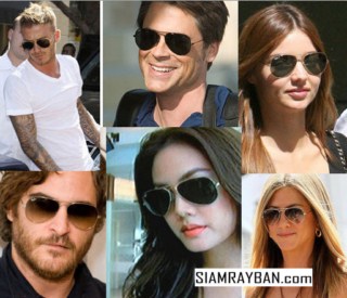 แว่นตา Rayban Aviator RB3025 RB3026 Rayban Caravan RB3136