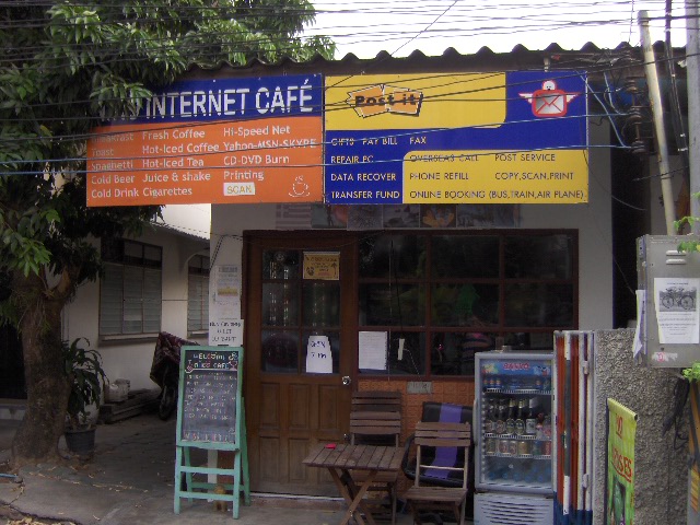 เซ้งร้านอินเตอร์เน็ตคาเฟ่ ในตัวเมืองเชียงใหม่ ย่านนักท่องเที่ยว ใกล้ตลาดสด