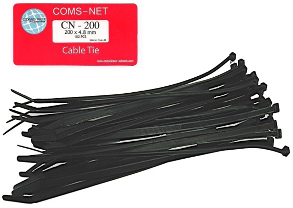 เคเบิ้ลไทร์ 8 นิ้ว C-NET Cable Tie ราคา 28 บาท ต่อ ถุง