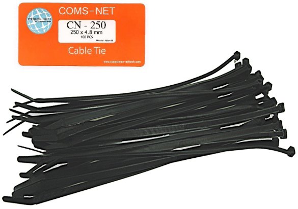 เคเบิ้ลไทร์ 10 นิ้ว C-NET Cable Tie ราคา 45 บาท ต่อ ถุง