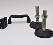 Flattop chain modular belt conveyor component งานพลาสติกวิศวกรรม plastic engineering 0817003056