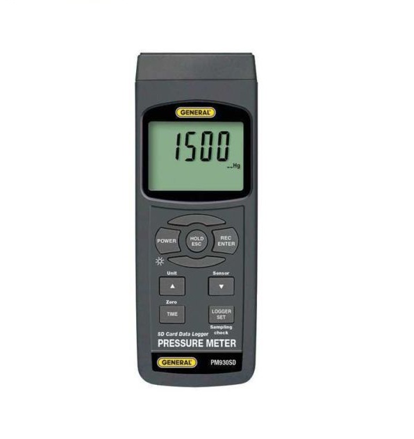 PM930SD เครื่องบันทึกค่าความดัน(Pressure Data logger) มี SD CARD บันทึกค่าเป็น Excel