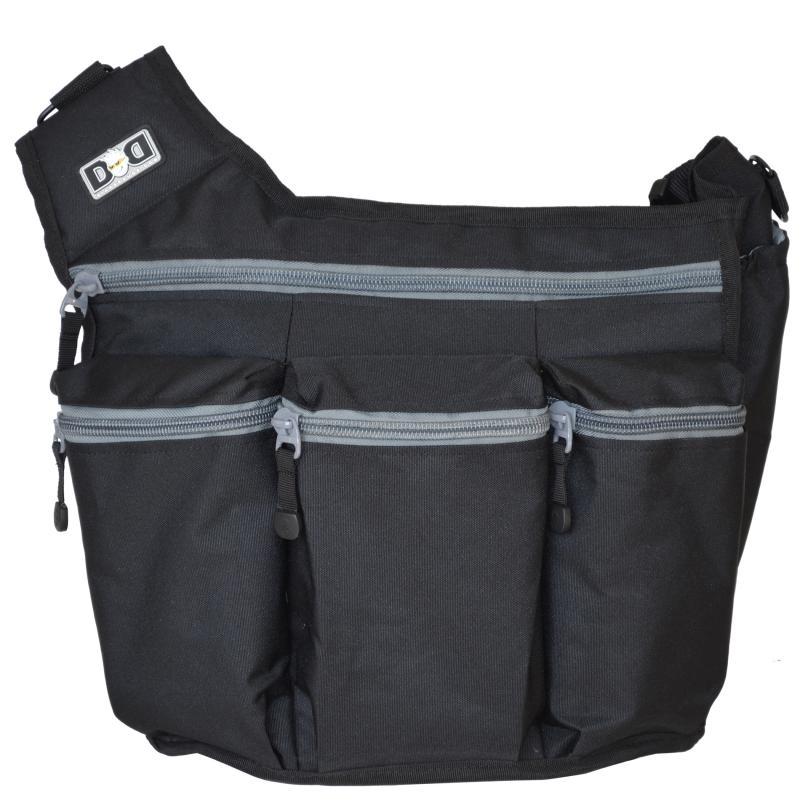กระเป๋าใส่ผ้าอ้อม Diaper Dude รุ่น Messenger I - สีดำ (Black)