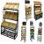  Bakery bread shelves shelves shelves white bottle. Consists of a vintage wooden crate with wheels steel wheels so beautiful. Portable.