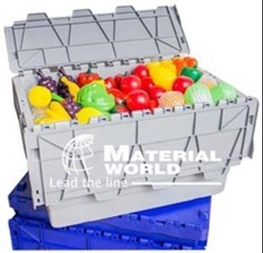 Material World Attached Lid Container ลังพลาสติก
