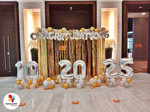 ร้านลูกโป่งพัทยา BalloonART Pattaya รับจัดลูกโป่งตกแต่งปีใหม่ ลูกโป่งวันเด็ก ลูกโป่งขึ้นบ้านใหม่   โทร. 0661585244