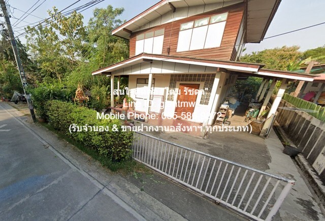 FOR SALE บ้าน ขายบ้านสวน 2 ชั้น "ซ.ติวานนท์ 45 จ.นนทบุรี (ใกล้รถไฟฟ้าสถานีสามัคคี)” เนื้อที่ 100 ตร.ว. 4 น 2 น้ำ, ราคา 5 ล้านบาท พร้อมเข้าอยู่