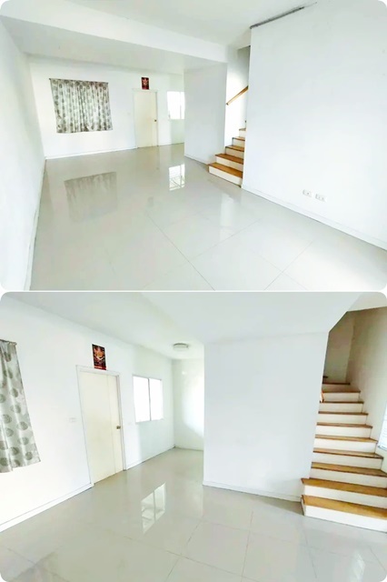 BTSแพรกษา ให้เช่า ทาวน์เฮ้าส์ 2ชั้น สุขุมวิท-แพรกษา9-15 กว้าง 5.8 ม. 3นอน 2แอร์  5.4กม. ก่อนถึงสารสาสน์วิเทศ สมุทรปราการ นิคมบางปู 3.3 กม.