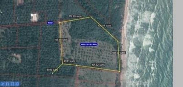 อสิงห์หา ขายทรัพย์ดีราคาคุยกันได้  ที่สวย19 ไร่ 3 งาน  หน้ากว้างด้านทะเล 106 เมตร ขายราคาไร่ล่ะ 3 ล้านบาท โฉนดครุฑแดง พร้อมโอน