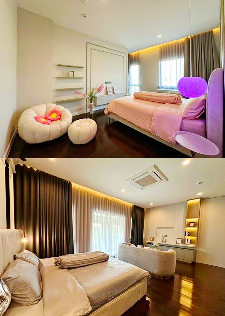 แกรนด์บางกอก บูเลอวาร์ด กรุงเทพกรีฑา 6นอน  RIS School ให้เช่าคฤหาสน์สุดหรู ใหม่ ใหญ่ ศรีนครินทร์-ร่มเกล้า นานาชาติเวลลิงตัน 127ตร.วา.