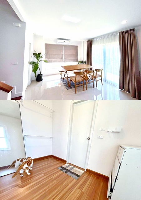 คฤหาสน์ 2ชั้น 2หลังติดกัน 6นอน  BigC ประชาอุทิศ90 120 ตร.วา.460 ตร.ม. 6น้ำ  จัดเต็มเฟอร์ เครื่องใช้ไฟฟ้า.ครัวบิวท์อิน มีสนามหญ้า 8แอร์