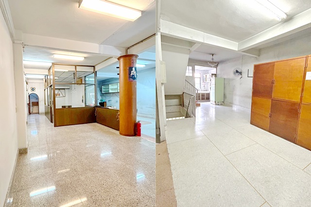 หลานหลวง คลองมหานาค  ให้เช่า 4 ชั้น โกดัง  2คูหาติดกัน 505ตรม.  MRTสามยอด 1.1 กม. ป้อมปราบฯ กทม. 3คัน พร้อมดาดฟ้าCafe ภูเขาทอง  ออฟฟิต