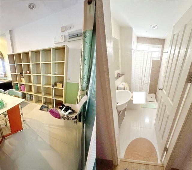 เดอะซีน ทาวน์ อิน ทาวน์ 600 ม.เหม่งจ๋าย นานาชาติสิงคโปร์ 700 ม พระราม9 ประชาอุทิศ  บ้านกลางเมือง 3 ชั้น หรูหรา 4นอน  3 แอร์ จัดเต็มเฟอร์