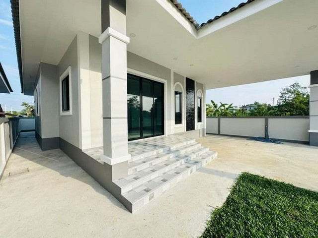 บ้านสร้างใหม่ ชั้นเดียว พร้อมอยู่ ใกล้สนามกีฬาเทศบาลหางดง