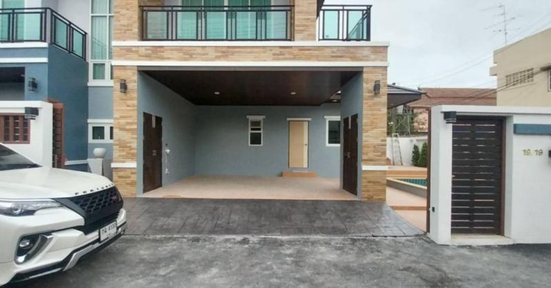 ขายต่ำกว่าราคาประเมิน เพียง 6.85 ล้าน 63 ตรว. #บ้านสร้างใหม่ในเมือง 2 ชั้น หนองประทีป พร้อมสระว่ายน้ำส่วนตัว สร้างด้วยวัสดุ #SCG ทั้งหลัง