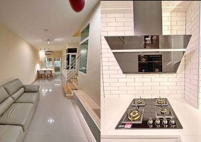 ทาวน์เฮาส์ 2 ชั้น 18 ตร.วา.BTSสำโรง 1.1กม.บ้านตกแต่งใหม่  3นอน 2น้ำ จัดเต็มเฟอร์ รร.นานาชาตินิรันต์รัตน์ 2.9 กม. อิมพีเรียลเวิลด์ สำโรง