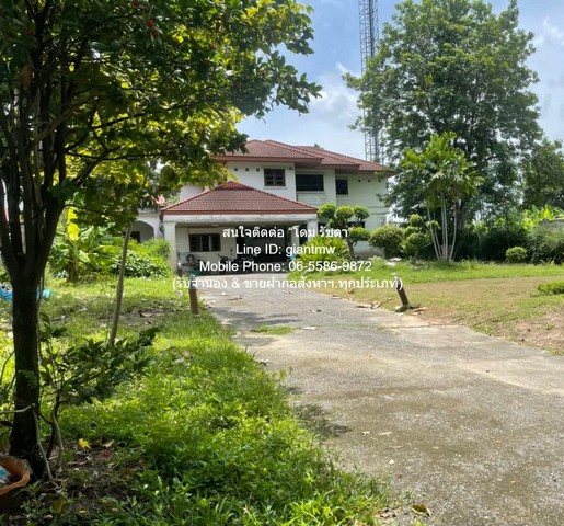 ขายบ้านหรู 2 ชั้น พร้อมที่ดิน 336 ตร.ว. ติดทะเลสาบ และสนามกอล์ฟ ม.เมืองเอก รังสิต (ใกล้สนามบินดอนเมือง) ราคา 18.5 ล้านบาท