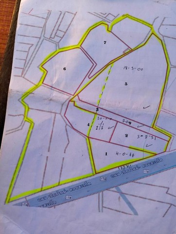 ที่ดินติดถนนหลักเชียงใหม่ ดอยสะเก็ด ใกล้สวนทวีชล