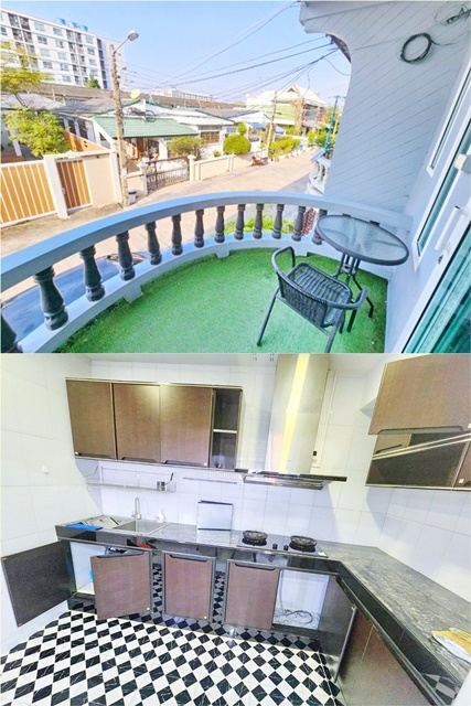 ครัวบิวท์อินใหม่ ตู้เย็นใหญ่มาก แอร์ครบ เดอะแจส วังหิน 1.7กม  MRTลาดพร้าว 1.6 กม.ถูกที่สุด ทาวน์เฮาส์หรู 2 ชั้น 3นอน  41ตร.วา.321ตร.ม.