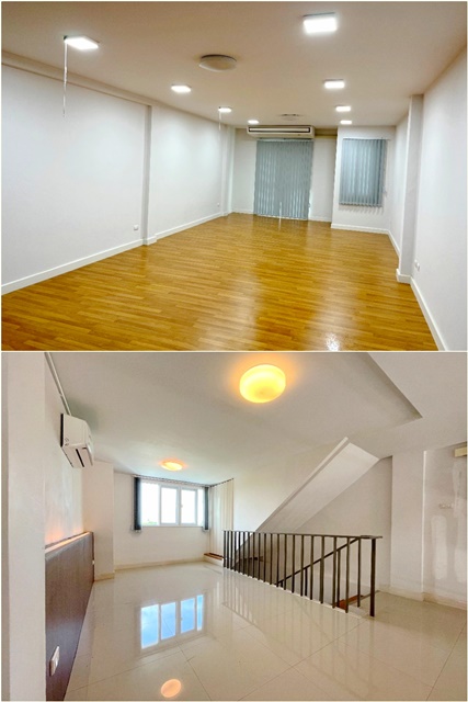 อาคารพาณิชย์ให้เช่า 3 ชั้น ม.อัสสัมชัญ 700ม. รพ.บางเสาธง 4.4 กม.หลังมุม สไตล์ยุโรป 2-3นอน 3 น้ำ  เหมาะสำหรับทำออฟฟิศ  รพ.บางนา 2 3.4 กม.