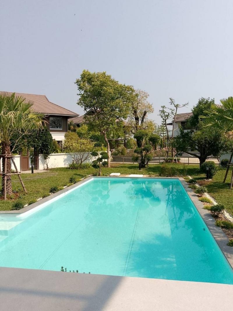 พูลวิลล่าให้เช่าหางดง #บ้านสวยให้เช่า 120,000 บาท/เดือน บ้านสร้างใหม่ ในโครงการ พื้นที่กว้าง #เฟอร์นิเจอร์ครบ #พร้อมอยู่