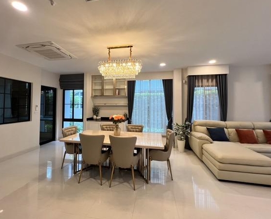 ให้เช่าและขาย บ้านเดี่ยว 2ชั้น  นันทวัน พระราม 9 - กรุงเทพกรีฑาตัดใหม่