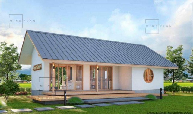 บ้านสร้างใหม่ สไตล์มินิมอลมูจิ โซนดอยสะเก็ด            