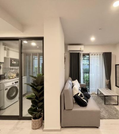 Escent Park Ville เอสเซ็นท์ พาร์ควิลล์ ห้องมุม พร้อมระเบียง 2 ระเบียง โล่ง โปร่งสบาย โซนใกล้สวน สงบ ร่มรื่น เห็นวิวสวนทุกห้อง