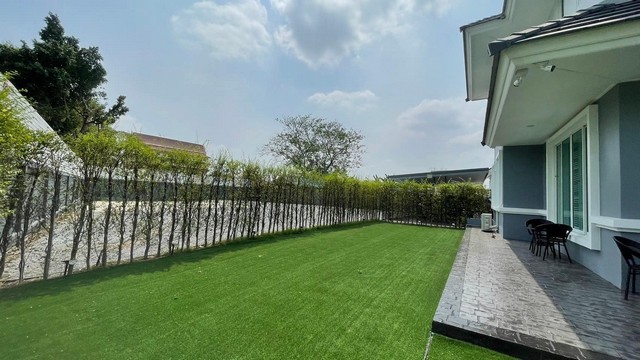 HR2287ให้เช่าบ้านเดี่ยว เนื้อที่ 1 ไร่ หมู่บ้านสวนเนรมิต (ออเงิน-รามอินทรา) เดินทางสะดวกใกล้ทางด่วน