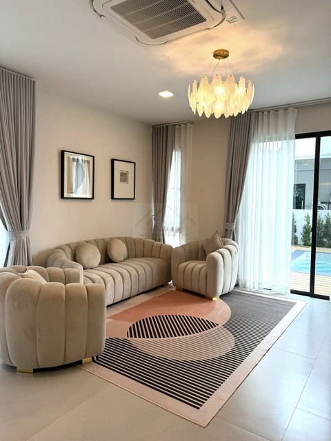 ให้เช่าบ้านเดี่ยว Pool Villa 2 ชั้นหลังใหญ่ 110 ตรว. โครงการมัณฑนา บางนา กม 15 MANTANA Bangna km 15 ติดถนนใหญ่บางนา