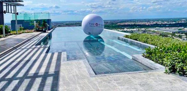 MRT มีนบุรี 300ม.ม.เกษมบัณฑิต  ให้เช่า คอนโด Origin รามคำแหง 209 ชั้น3 26ตร.ม. ร่มเกล้า 1.1 กม.  1 นอน 1 น้ำ เฟอร์ เครื่องใช้ไฟฟ้าครบ 