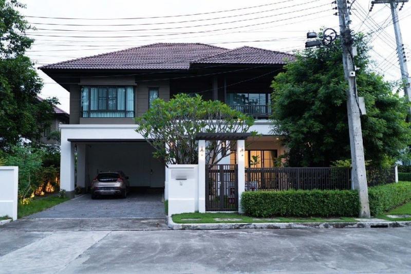 บ้านให้เช่า 70,000 บาท/เดือน 93 ตรว. บ้านหรู #ตกแต่งครบ #โมเดิร์น #สไตล์ล้านนา ใน #เศรษฐสิริ #สันทราย #พร้อมเข้าอยู่