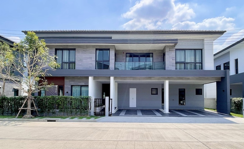 BH3508 ให้เช่า บ้านเดี่ยว 2 ชั้น The City Bangna แต่งสวยหรูสไตล์ Modern Luxury บนทำเลศักยภาพ ถนนบางนา-ตราด ทำเลดี ใกล้ Mega บางนา