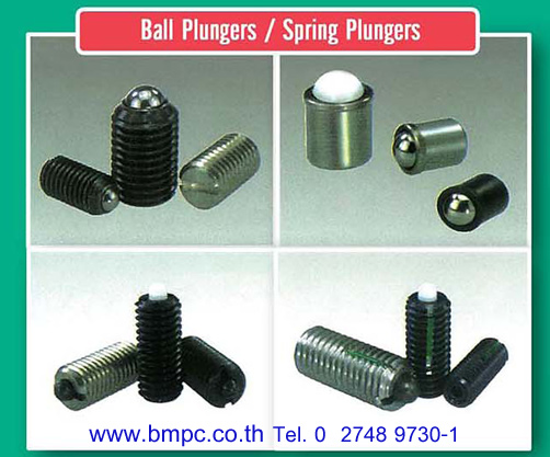 Ball plunger, spring plunger, หนอนปลายลูกปืน, slot ball plunger