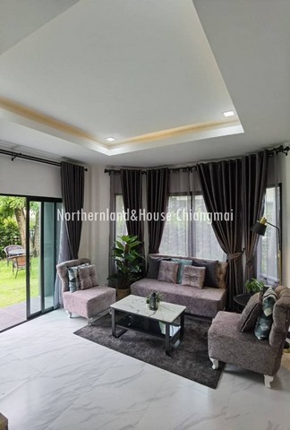 ให้เช่าบ้านเดี่ยว 2 ชั้น รัยสัตว์เลี้ยง โครงการ แลนด์แอนด์เฮาส์แม่โจ้