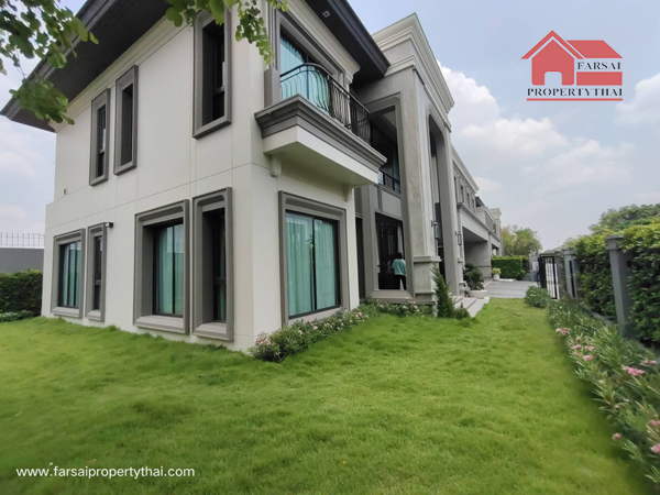 ขายบ้านคฤหาสน์สุดหรู 2ชั้น เนื้อที่ 153ตร.ว พื้นที่ใช้สอย 605ตร.ม 5ห้องนอน 6ห้องน้ำ ถนนพระราม 9 - กรุงเทพกรีฑา ราคาขาย 75 ล้านบาท