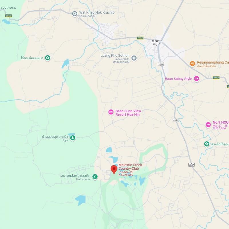 โอกาสสุดพิเศษ! ที่ดินสนามกอล์ฟหัวหิน วิวสวย บรรยากาศธรรมชาติ