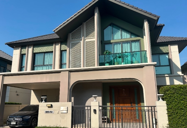  บ้านเดี่ยว 2 ชั้น บางกอกบูเลอวาร์ด เวสต์เกต ติดถนนกาญจนาภิเษก ใกล้ MRT สายสีม่วง