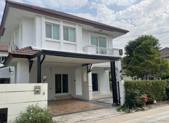 ขายบ้านเดี่ยว เดอะ เซนโทร รัตนาธิเบศร์ บางใหญ่ เนื้อที่ 54.9 ตรว หลังมุม