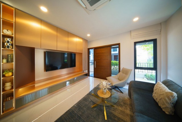 รหัสC6698 ให้เช่าบ้านเดี่ยวโครงการ The City Bangna (โครงการใหม่) ตกแต่งครบพร้อมอยู่ full furnished