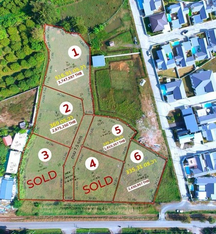 ที่ดินวิวภูเขา ถมแล้วพร้อมสร้างบ้าน ทำเลดี โซนบ้านถวาย