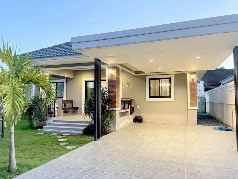 ให้เช่า 27,000 บาท/เดือน ขาย 3.5 ล้าน 99.3 ตรว. #โซนสันทราย บ้านเดี่ยวชั้นเดียว #แปลงมุม #เฟอร์นิเจอร์ครบ #หิ้วกระเป๋าพร้อมเข้าอยู่ได้เลย